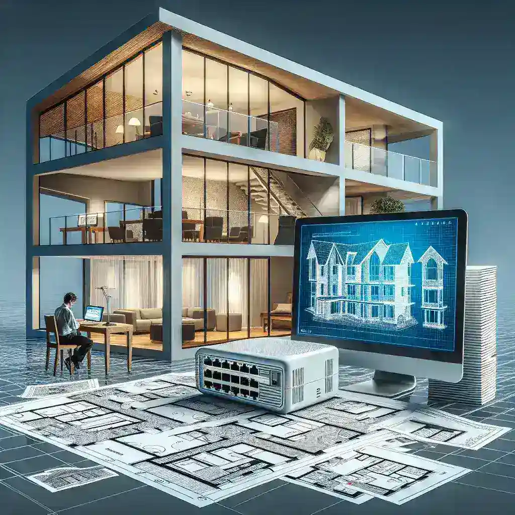 Cómo se configura un módem para una casa grande